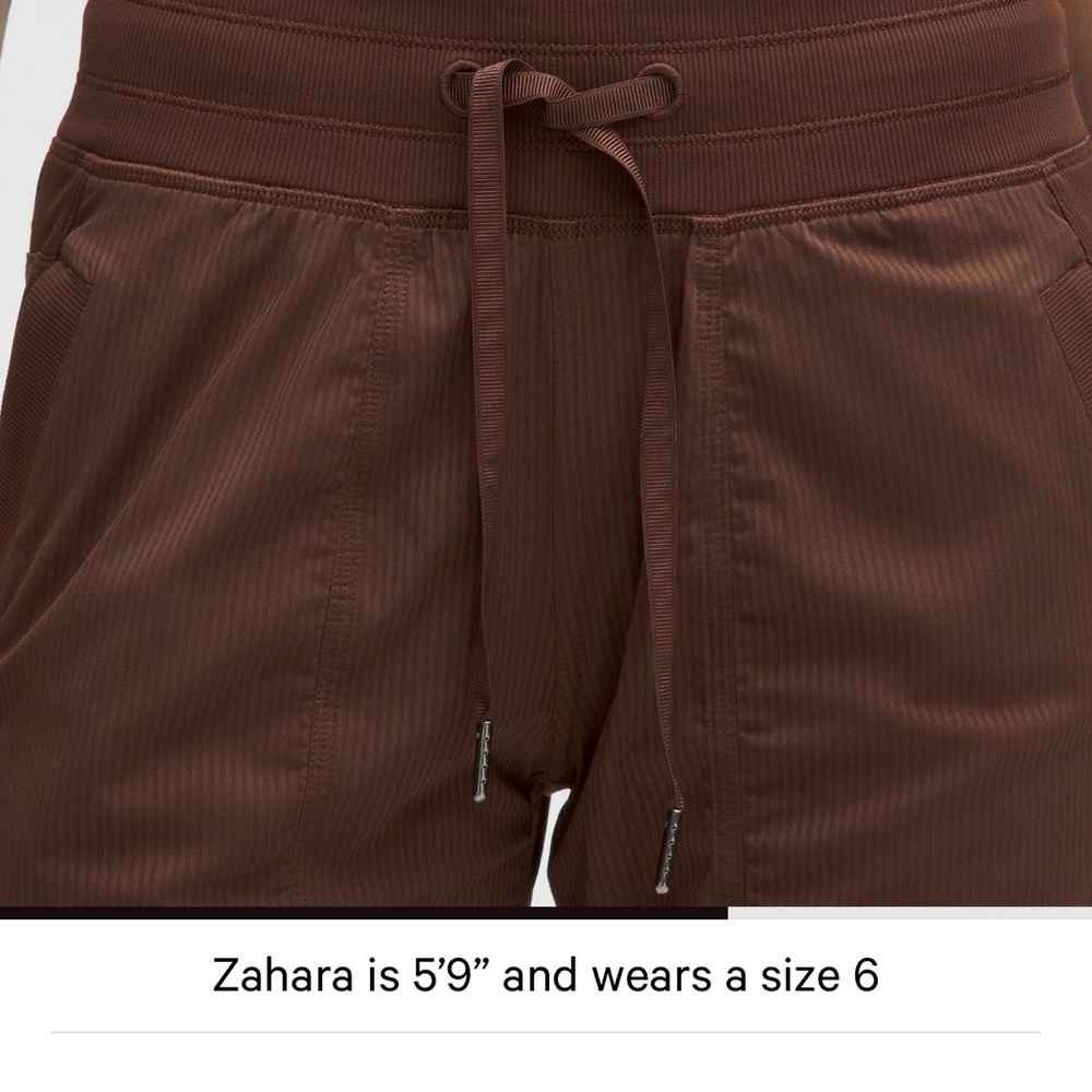 lululemon athletica Dance Studio mid rise pant - short 8 (lava cake)